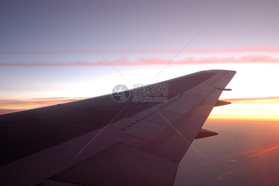 飞机机翼天线运输航班翅膀旅行天空图片