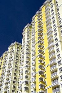 现代高频公寓财产房屋阳台窗户城市家园建筑物房子多层摩天大楼图片
