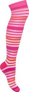 袜子时尚粉色色彩针织品红色条纹衣服图片