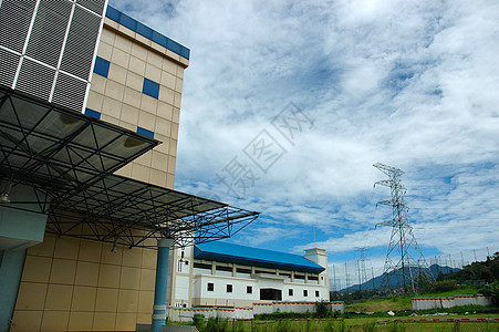 运动厅天空建筑物建筑学大厅蓝色图片