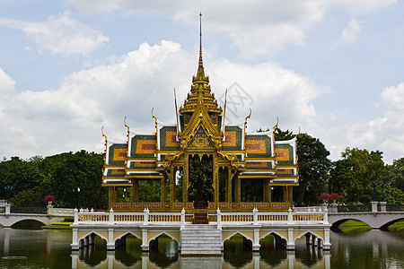 泰国住宅纪念碑池塘国王疼痛艺术建筑学女王自由吸引力图片