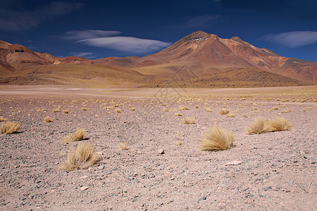 智利阿塔卡马沙漠火山小型矿山地区高原气候岩石寂寞干旱蓝色荒野沙漠旅行图片