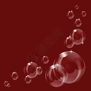 透明的肥皂泡泡沫背景设计反思圆形风俗蓝色玻璃气泡气球肥皂插图白色图片