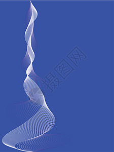 蓝色波矢量设计海浪插图艺术墙纸涡流运动青色射线波浪状曲线图片