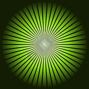 绿星墙纸条纹射线耀斑艺术绿色绘画插图黑色背景图片