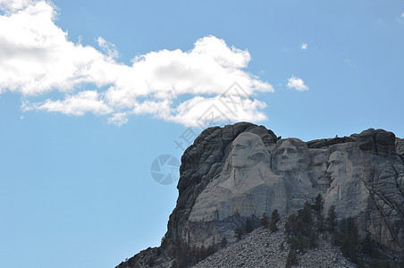 南达科他州拉什莫尔山国家纪念碑雕像公吨雕塑岩石图片