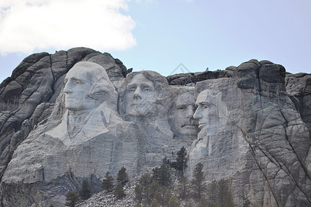南达科他州拉什莫尔山岩石雕像雕塑国家公吨纪念碑图片