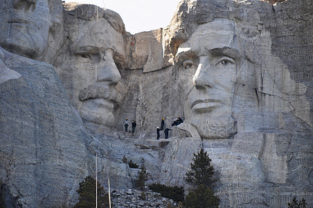 南达科他州拉什莫尔山纪念碑雕塑国家岩石雕像公吨图片