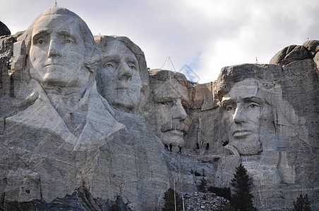 南达科他州拉什莫尔山雕像雕塑公吨纪念碑岩石国家图片
