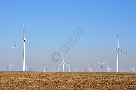 风车长廊风风涡轮风车树木科技资源涡轮机绿色风力场地技术背景