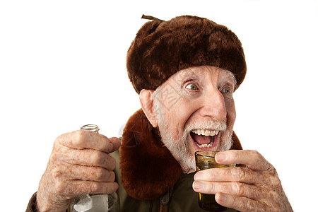 富尔角的俄罗斯男子与伏特加玻璃胡子男性男人间谍成人饮料衣领瓶子白云母图片
