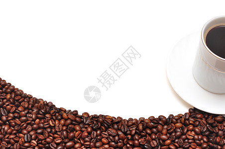 咖啡杯颗粒状棕色美食咖啡杯子咖啡店种子黑色活力液体图片