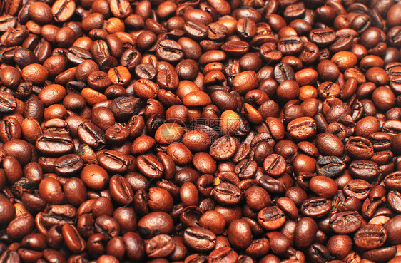 烘焙咖啡豆背景美食咖啡宏观黑色香味味道奢华饮料香气兴奋剂图片