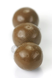 巧克力混合球涂层白色食物糖果背景图片