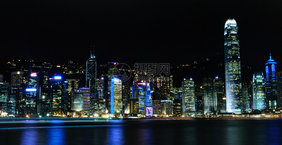 香港全景摩天大楼场景城市建造码头建筑景观市中心风景图片
