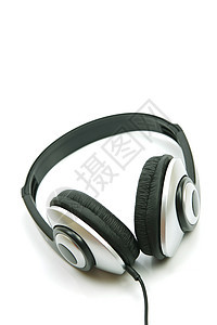 耳听器体积音乐手机耳机耳朵工作室白色电话背景图片