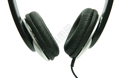 耳听器耳机电话白色耳朵体积音乐手机工作室背景图片