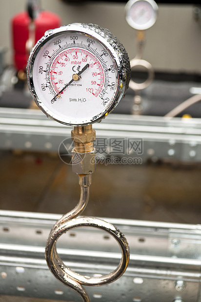 工业液压气压计工程工作仪表液压加热锅炉力量管道气象宏观图片