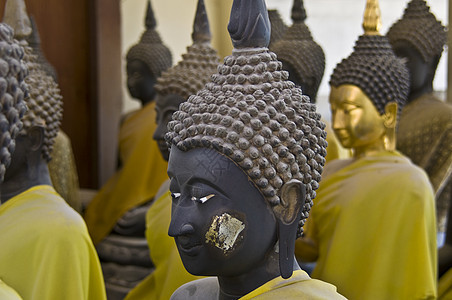 佛场景文化佛教徒宗教雕塑艺术金子雕像智慧寺庙图片