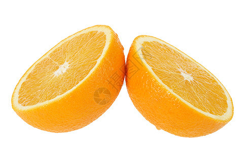 橙色两横区宏观食物工作室橙子照片白色水果肉质摄影圆圈图片