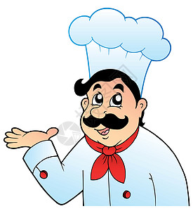大帽子卡通厨师图片