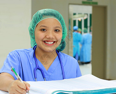 微笑的护士疾病医生工人职业治愈女士外科工作程序航海图片