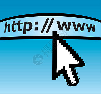 输入网络通讯和光标摘要行全球网址老鼠购物插图电子商务浏览器蓝色商业技术图片