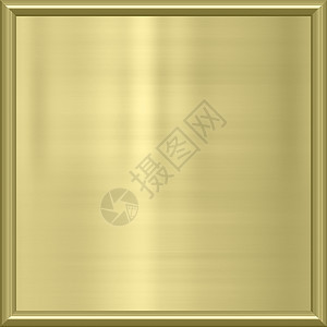 金色金属奖框电镀盘子插图金子陷害证书床单框架工业图片