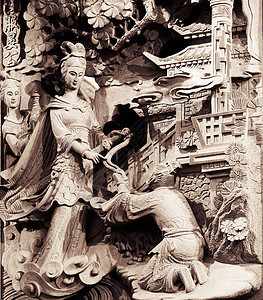 寺庙雕刻给予和帮助装饰品风俗旅游宗教历史雕像艺术传统纪念碑石头图片