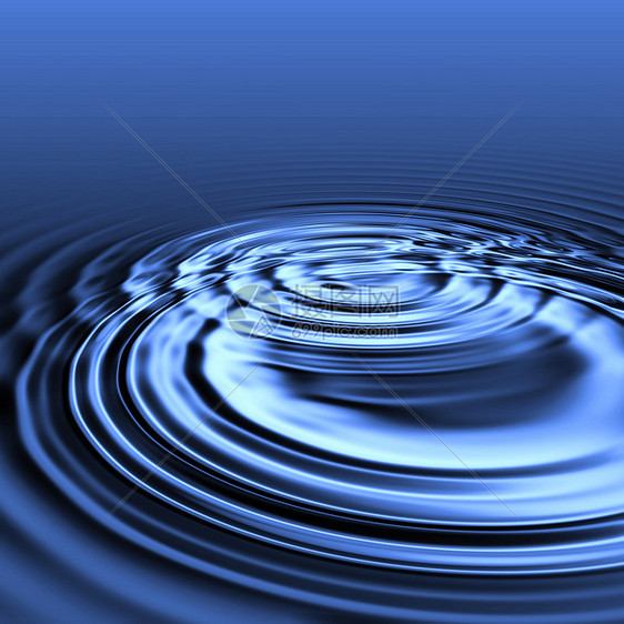 水循环涟漪圆圈海洋插图蓝色液体池塘绿色图片