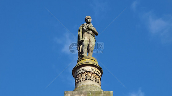 斯考特纪念碑 格拉斯哥雕像地标纪念碑正方形柱子作家先生王国雕塑图片