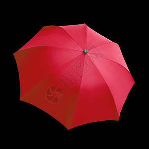 伞状天气黑色红色背景图片