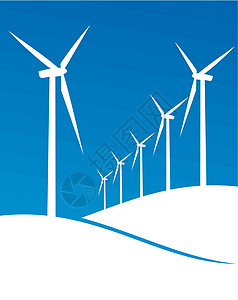 生态风速图场地风力技术发电机植物活力天空农场螺旋桨车站图片