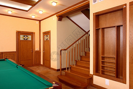 阶梯棕色灯光财产窗户走廊地面台球栏杆脚步房间图片
