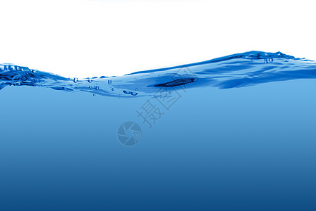 蓝水波液体海浪气泡艺术飞溅白色温泉蓝色水滴正方形图片