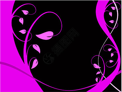 紫色抽象花纹矢量背景图片
