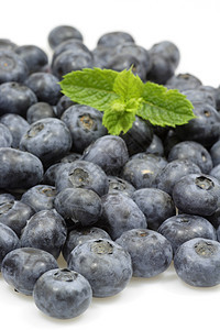 蓝莓甜点健康营养食物浆果蓝色覆盆子水果图片