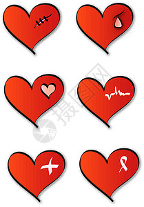 医疗心脏器官符号图片