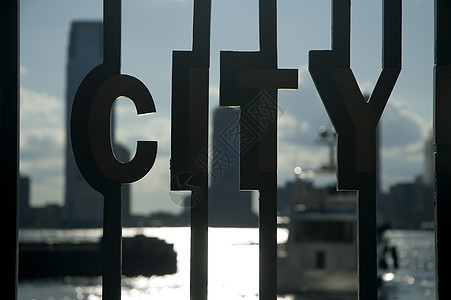 城市巡航球衣字母景观旅行背景图片