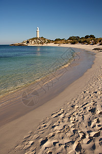 Rottnest 灯塔历史旅行建筑学警告海洋导航假期援助地标建筑图片