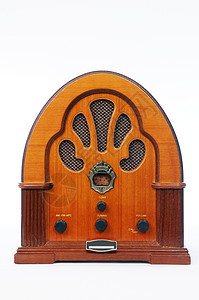 重要无线电台音乐立体声播送古董技术收音机工作室乡愁历史性娱乐背景图片