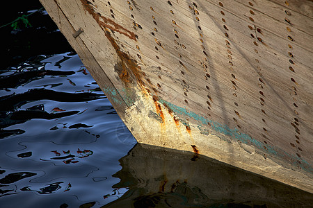 迪拜溪三角海湾木头帆船运输血管图片