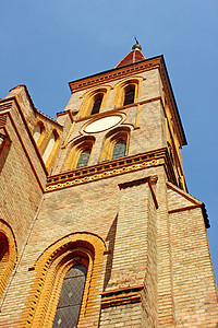 修道院宗教文化教堂建筑蓝色塔楼教会天空信仰建筑学图片