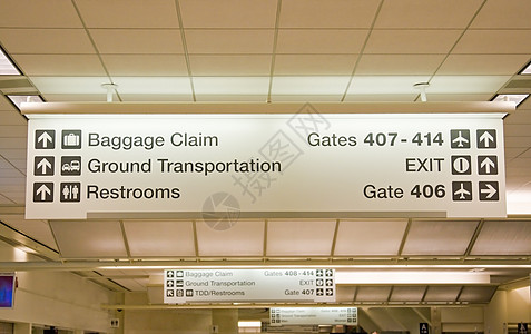 机场终点站航空公司运输建筑箭头建筑学指示牌旅行通道大堂图片