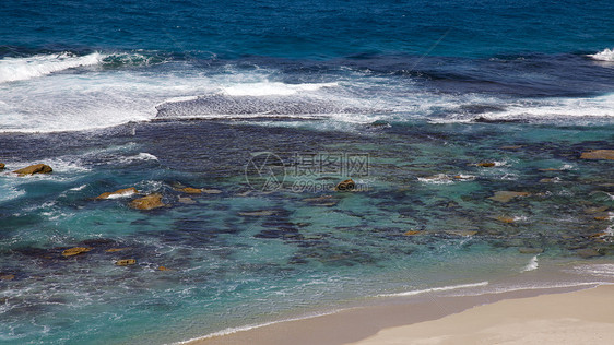 盐洞海滩海洋海岸支撑海浪海岸线冲浪闲暇海景风景图片