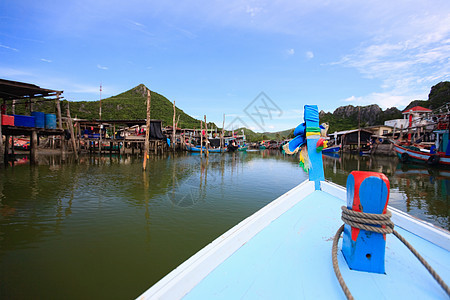 泰国传统长尾鱼船图片