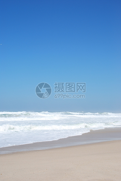 普拉亚德雷伊美丽的海滩海洋支撑海岸场景海浪风景海景蓝色地平线海岸线图片