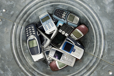 弹出手机电话垃圾环境电池生态电子产品回收图片
