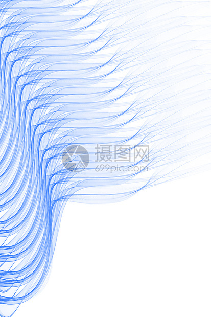 蓝色抽象黑洞图片