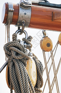 木帆船细节图片